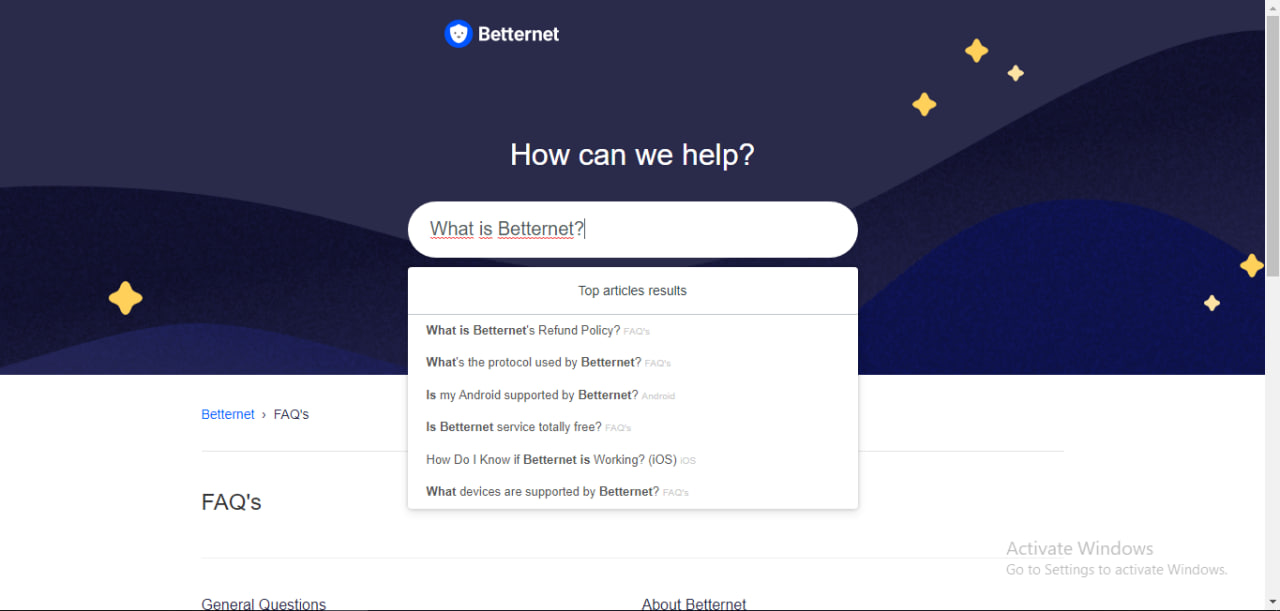 Tìm hiểu về Betternet? Thông tin về ứng dngj betternet